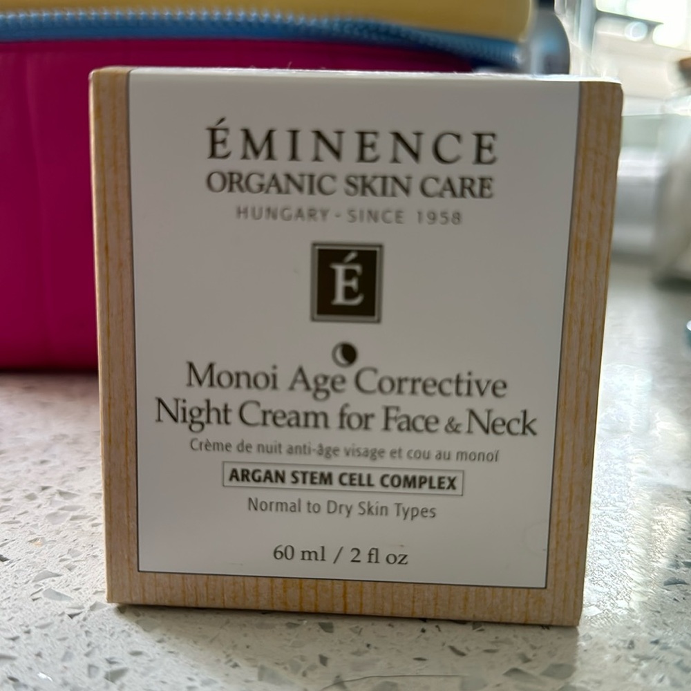Eminence Monoi Age Corrective Night Cream for Face and Neck 60ml BNIB